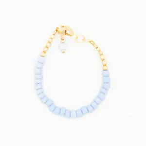 14K Gold Filled Bracelet - Powder Blue