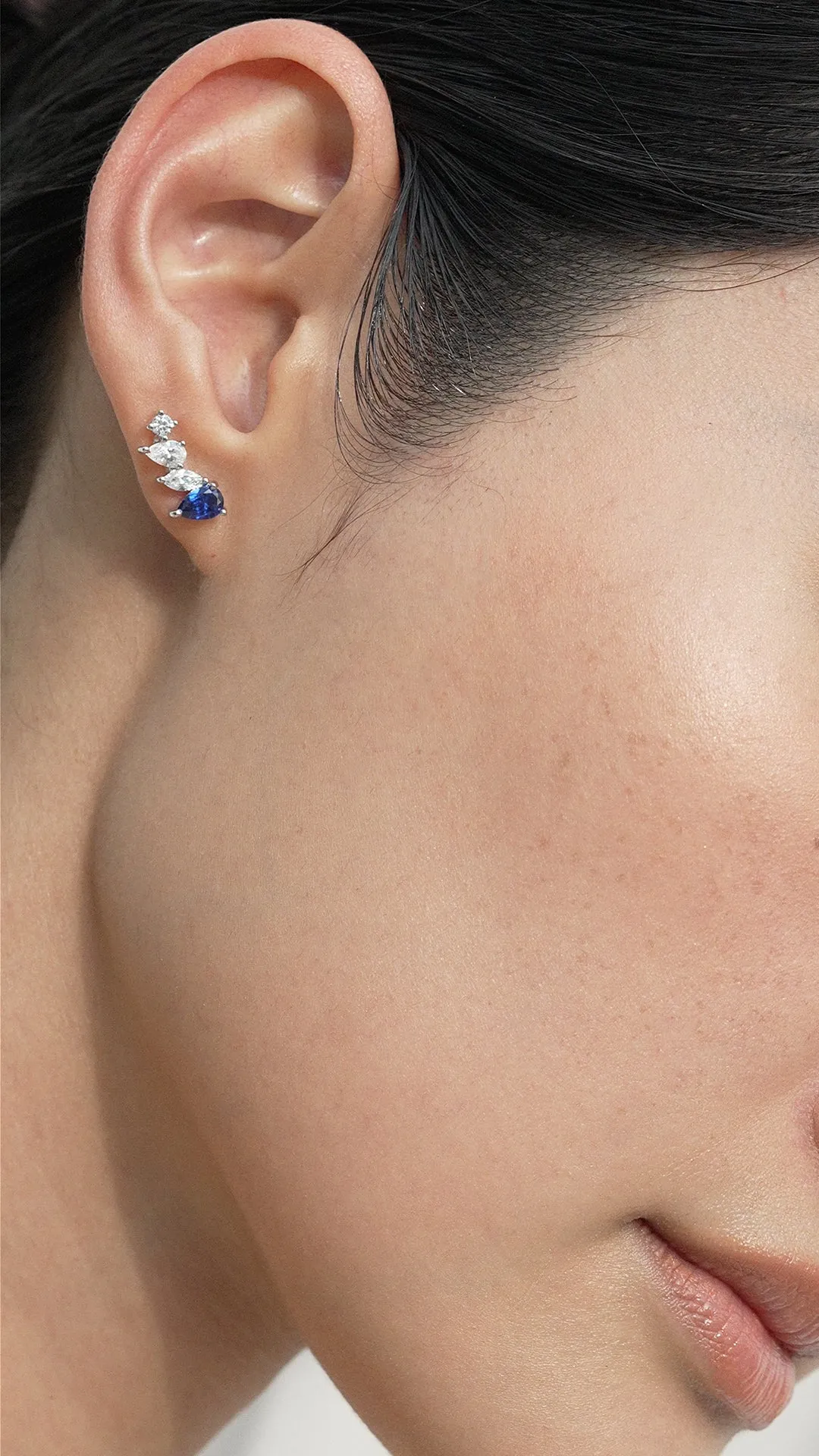 Abigail Sapphire Studs