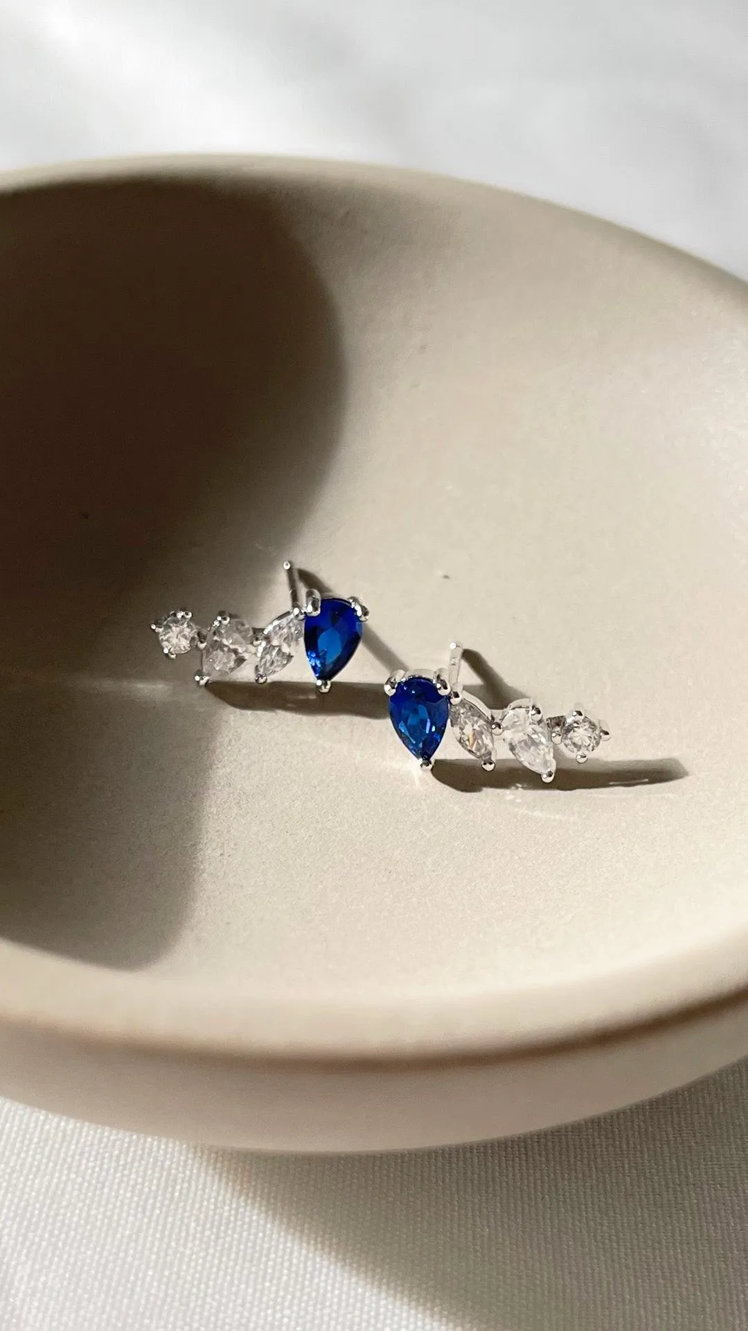 Abigail Sapphire Studs