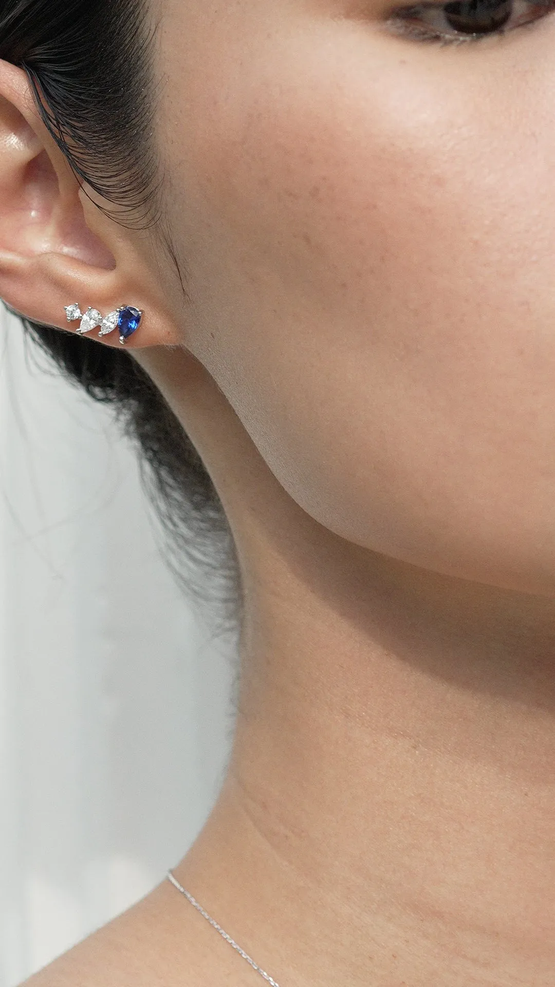 Abigail Sapphire Studs