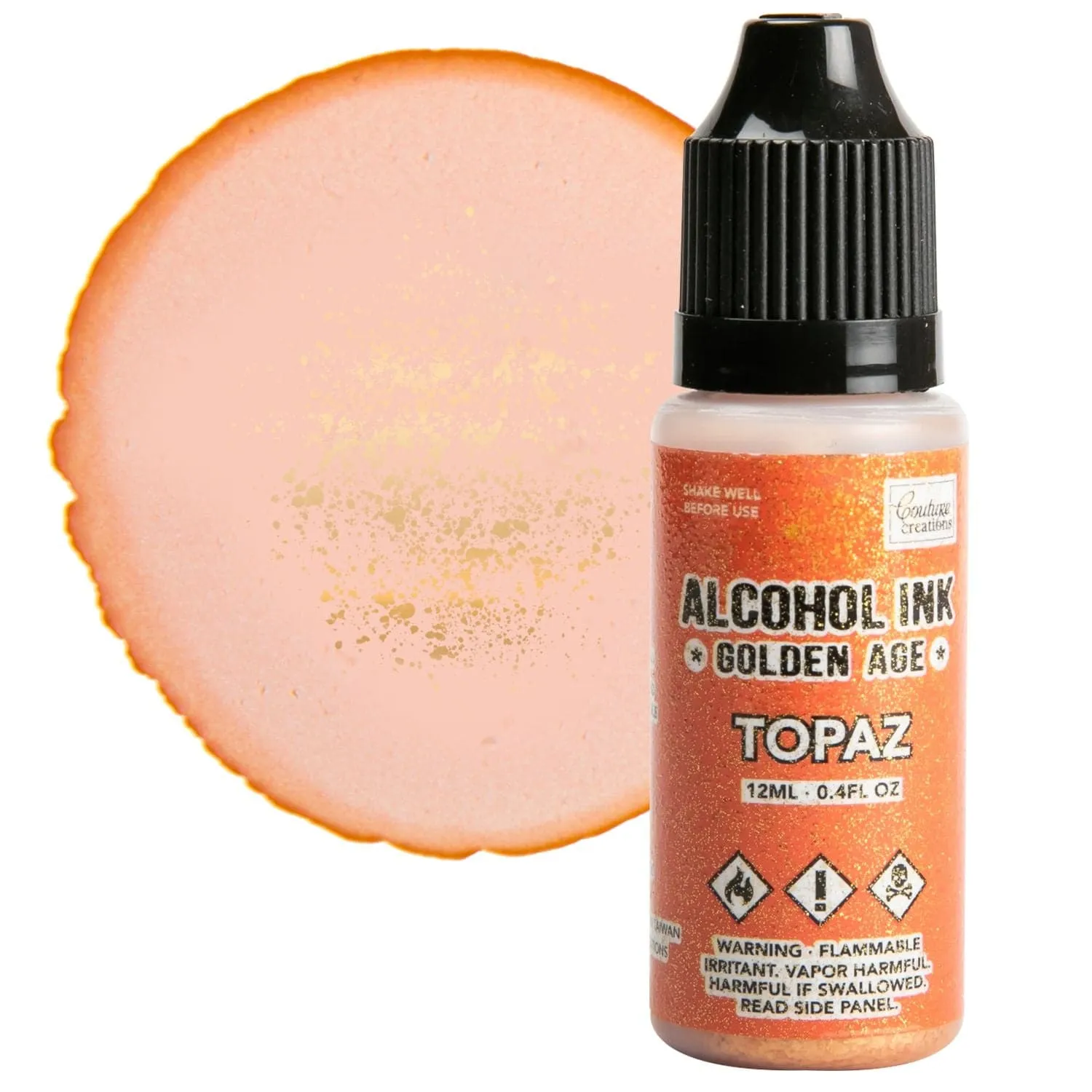 Alcohol Ink Couture Creations  - Golden Age - Topaz - 12ml | 0.4fl oz