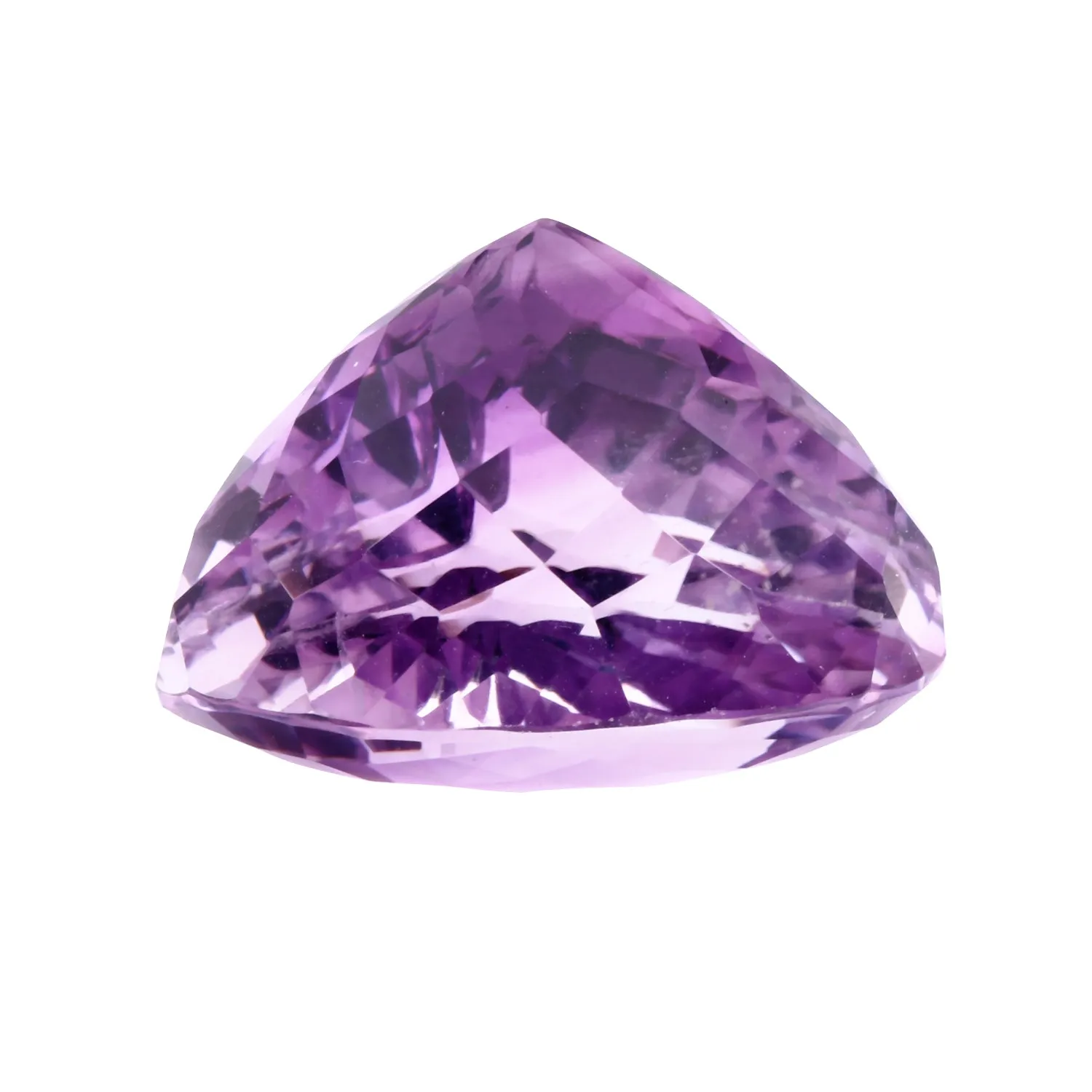 Amethyst 17X18.5 MM Checker Cut Heart