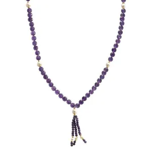 Amethyst and Pearl Mala