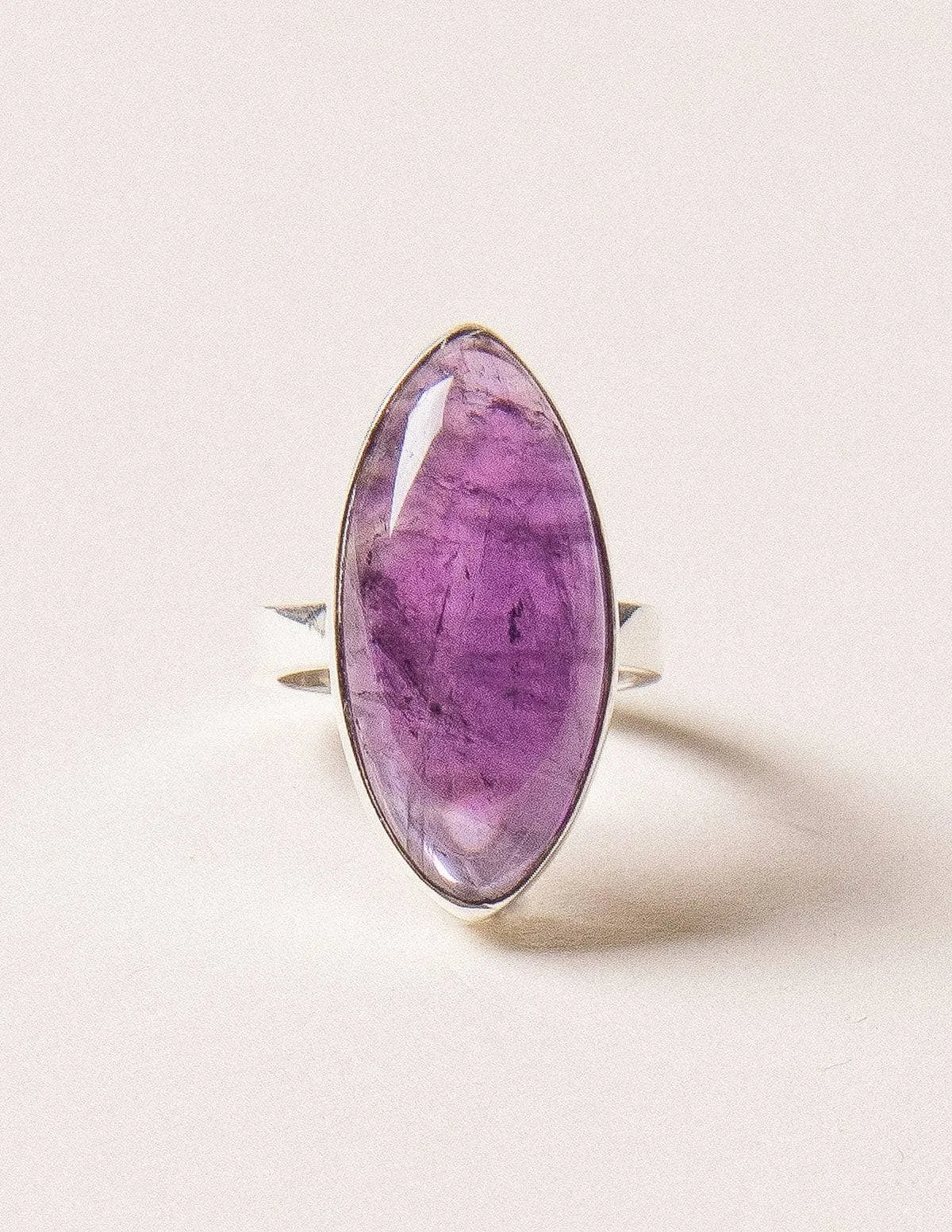 Amethyst Marquise Gemstone Ring - Size 5