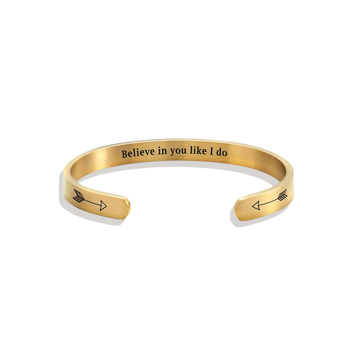 Believe in You Like I Do Personalizable Cuff Bracelet