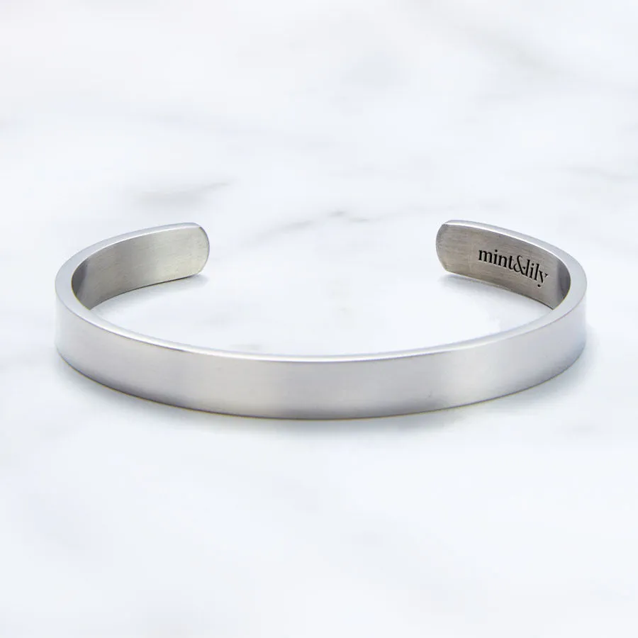 Believe in You Like I Do Personalizable Cuff Bracelet