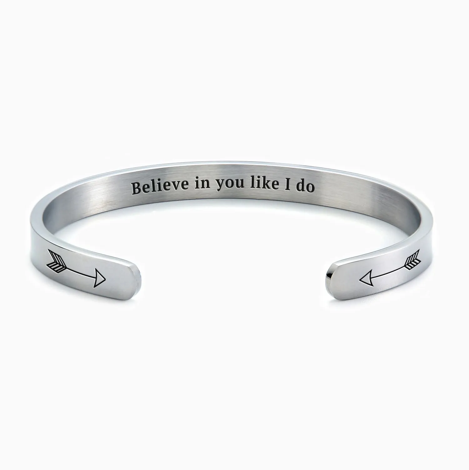 Believe in You Like I Do Personalizable Cuff Bracelet