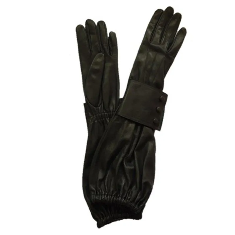 Belle Gauntlet - Women's Silk Lined Leather Gloves