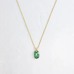 Bewilder Necklace, 1.46ct. Mint Green Tourmaline - OOS