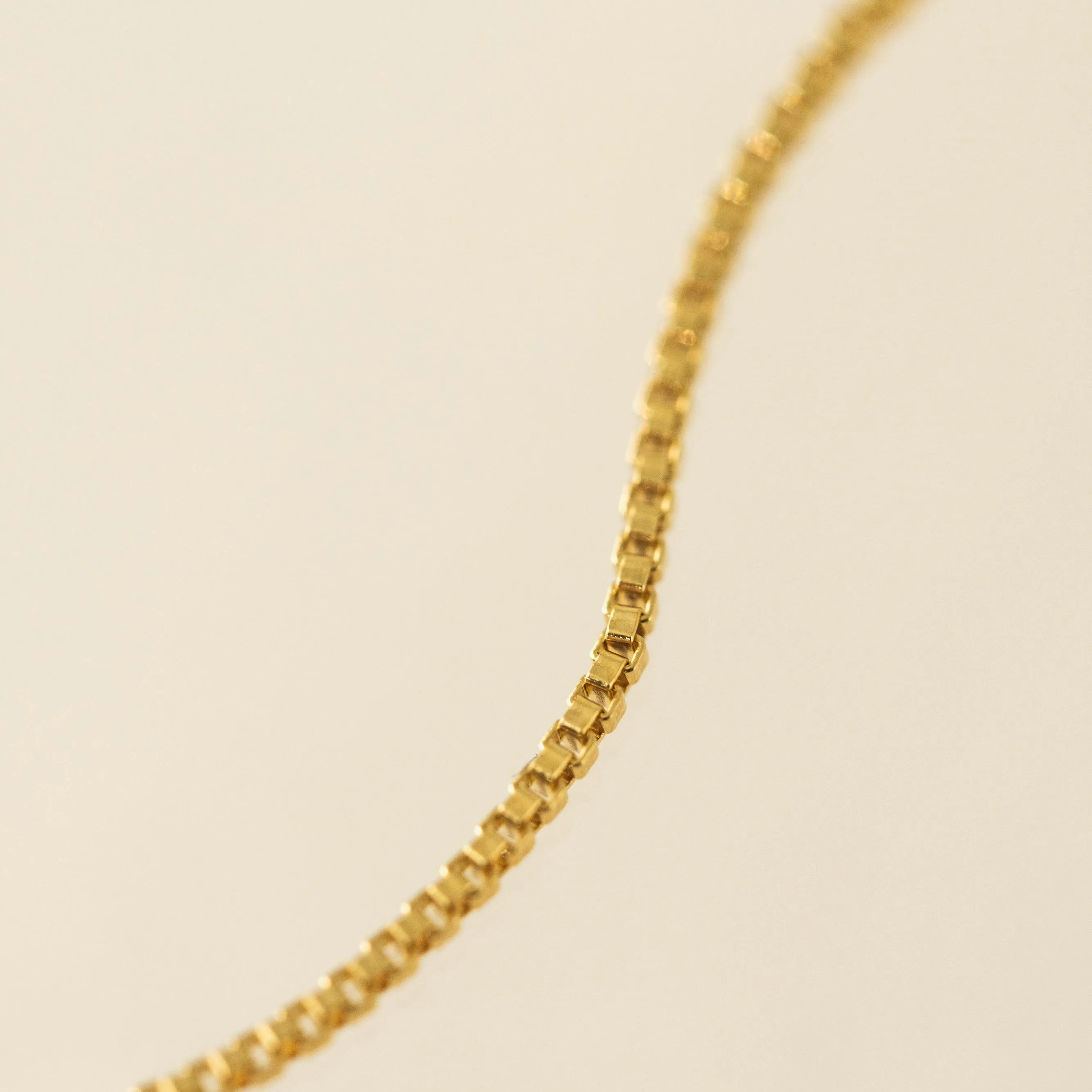 Box Chain Gold-Filled Anklet