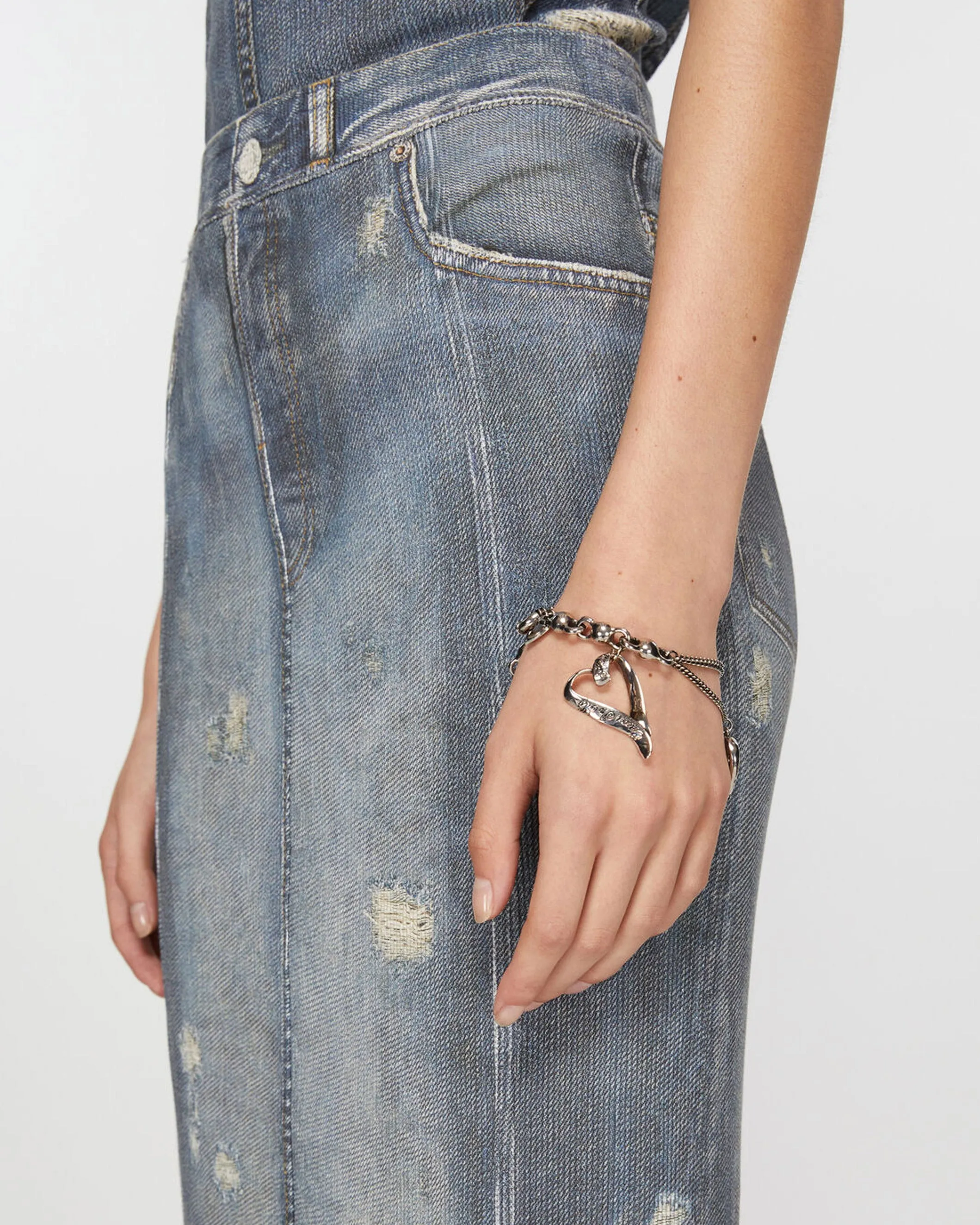 Broken Heart Charm Bracelet