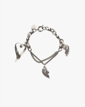 Broken Heart Charm Bracelet