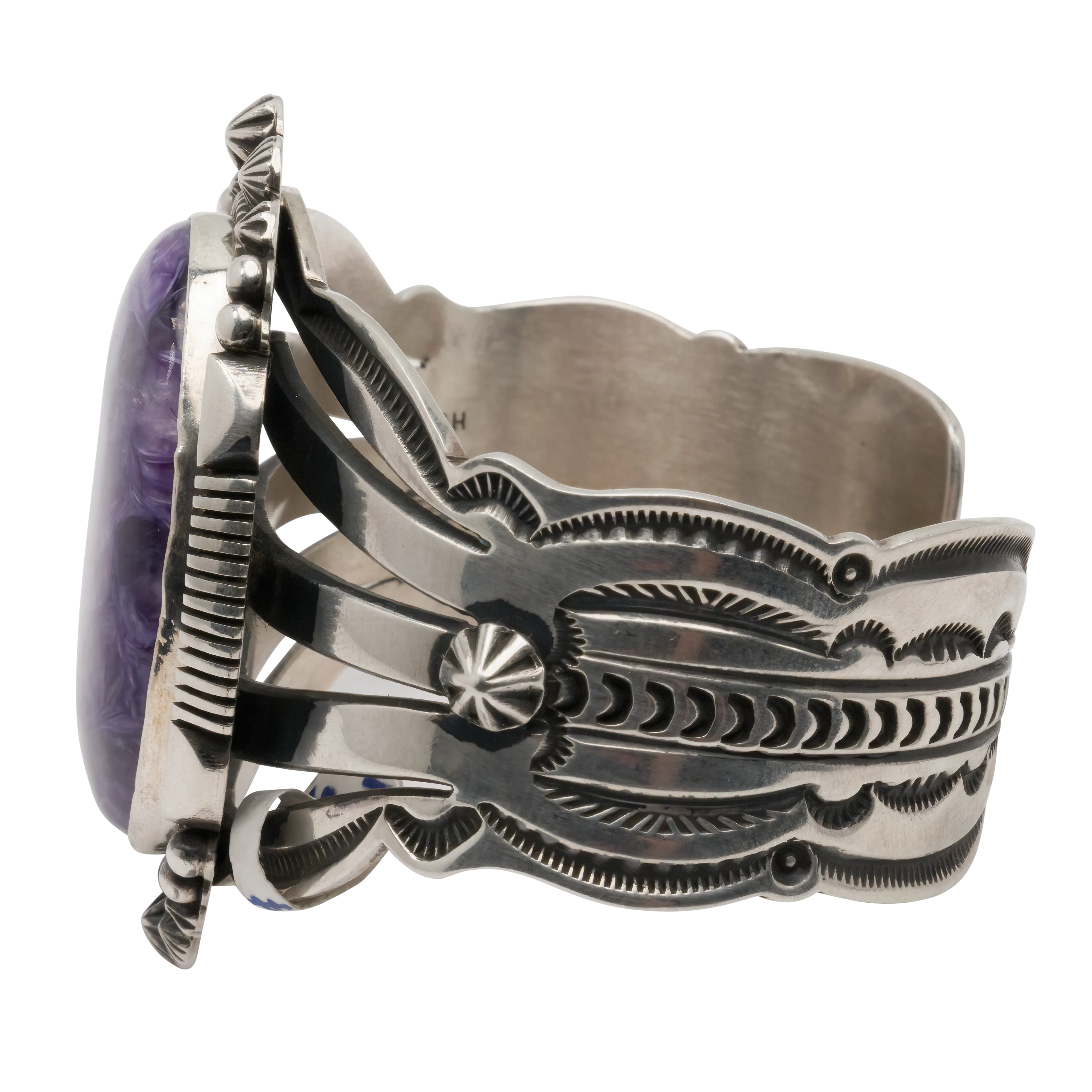 Charoite Cuff | Aaron Toadlena