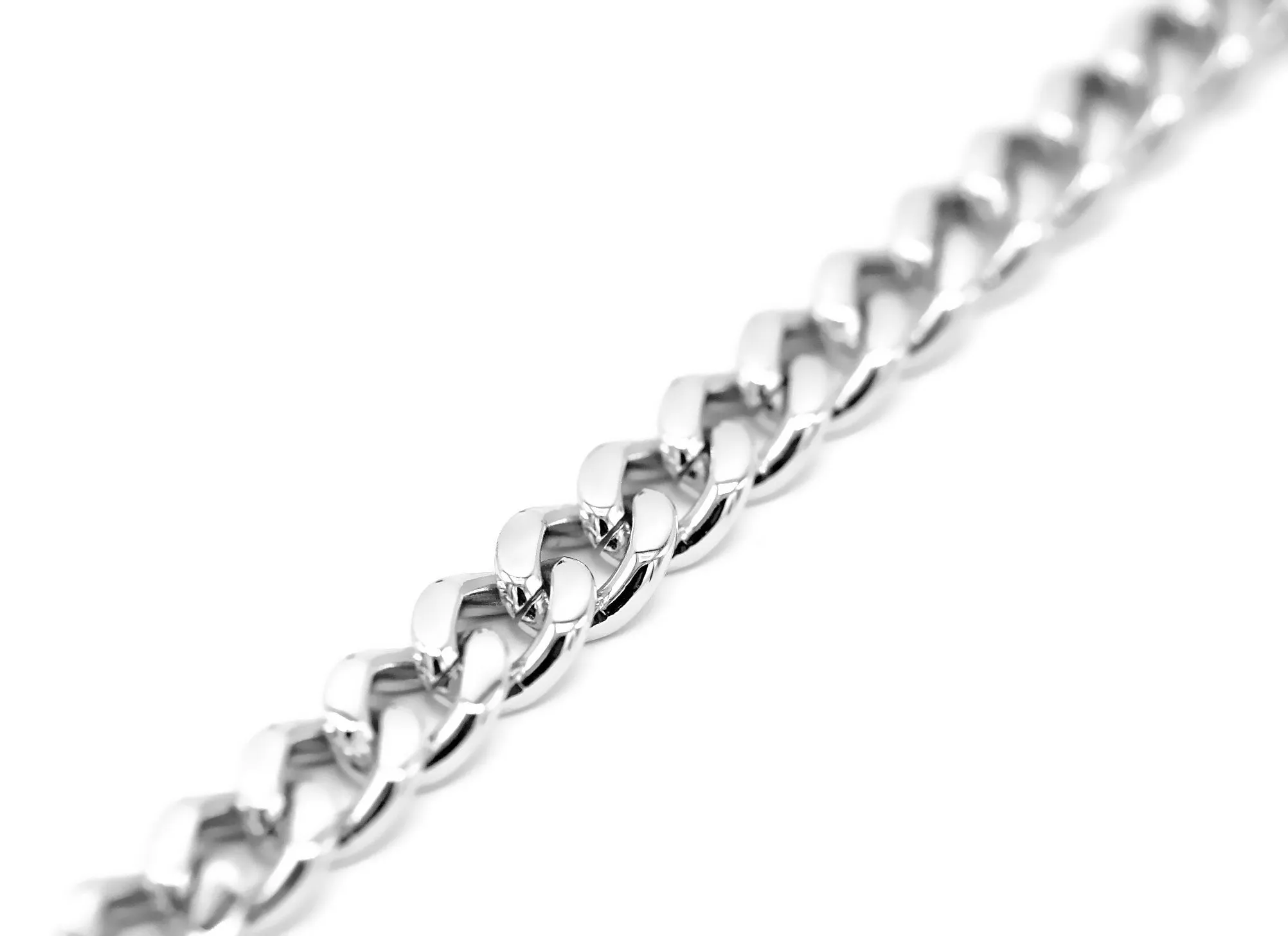 Cuban Link Chain Bracelet Miami Cuban Stainless Steel