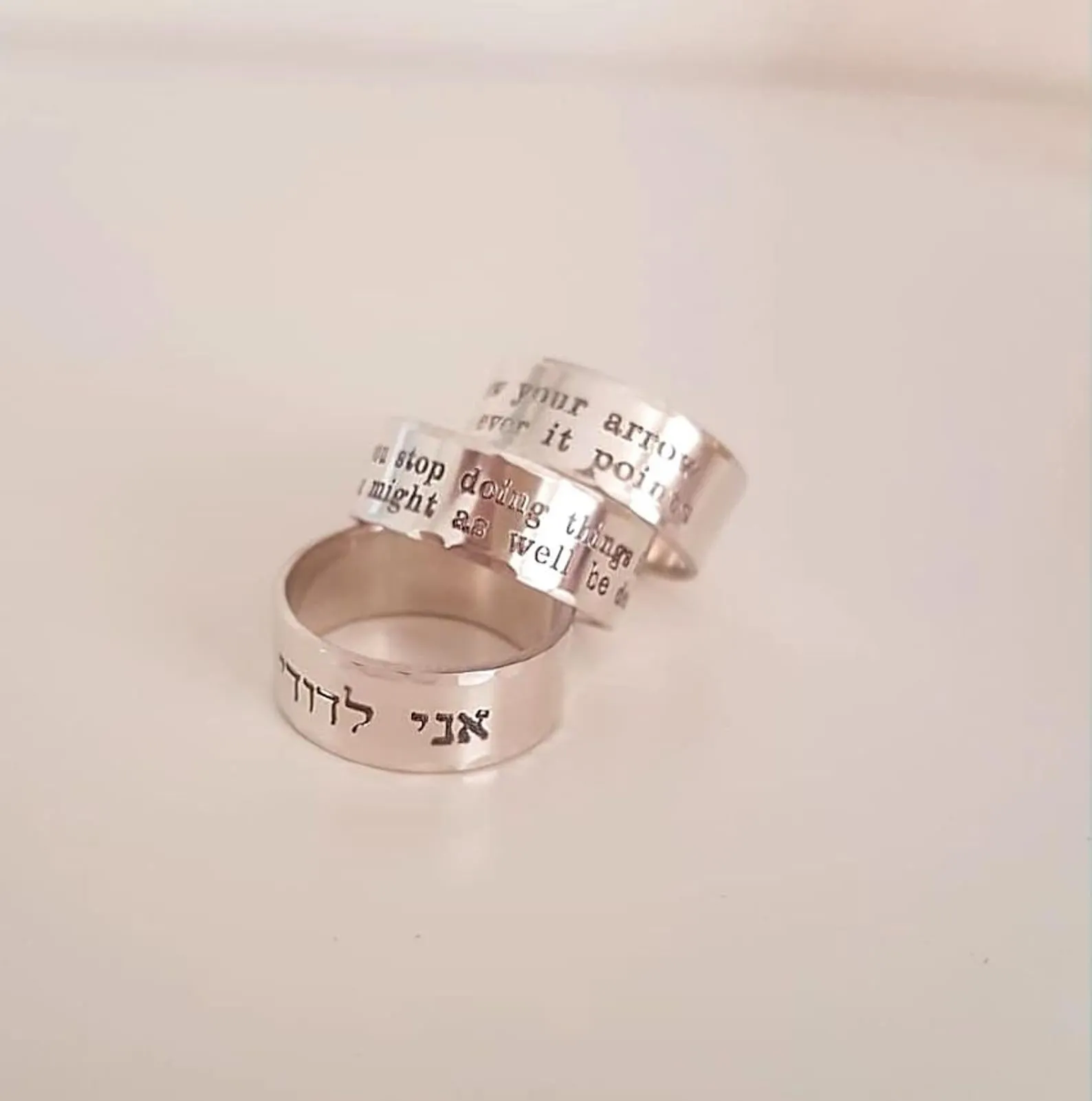 Custom Arabic Calligraphy Ring