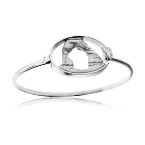 Delicate Arch Bangle Bracelet