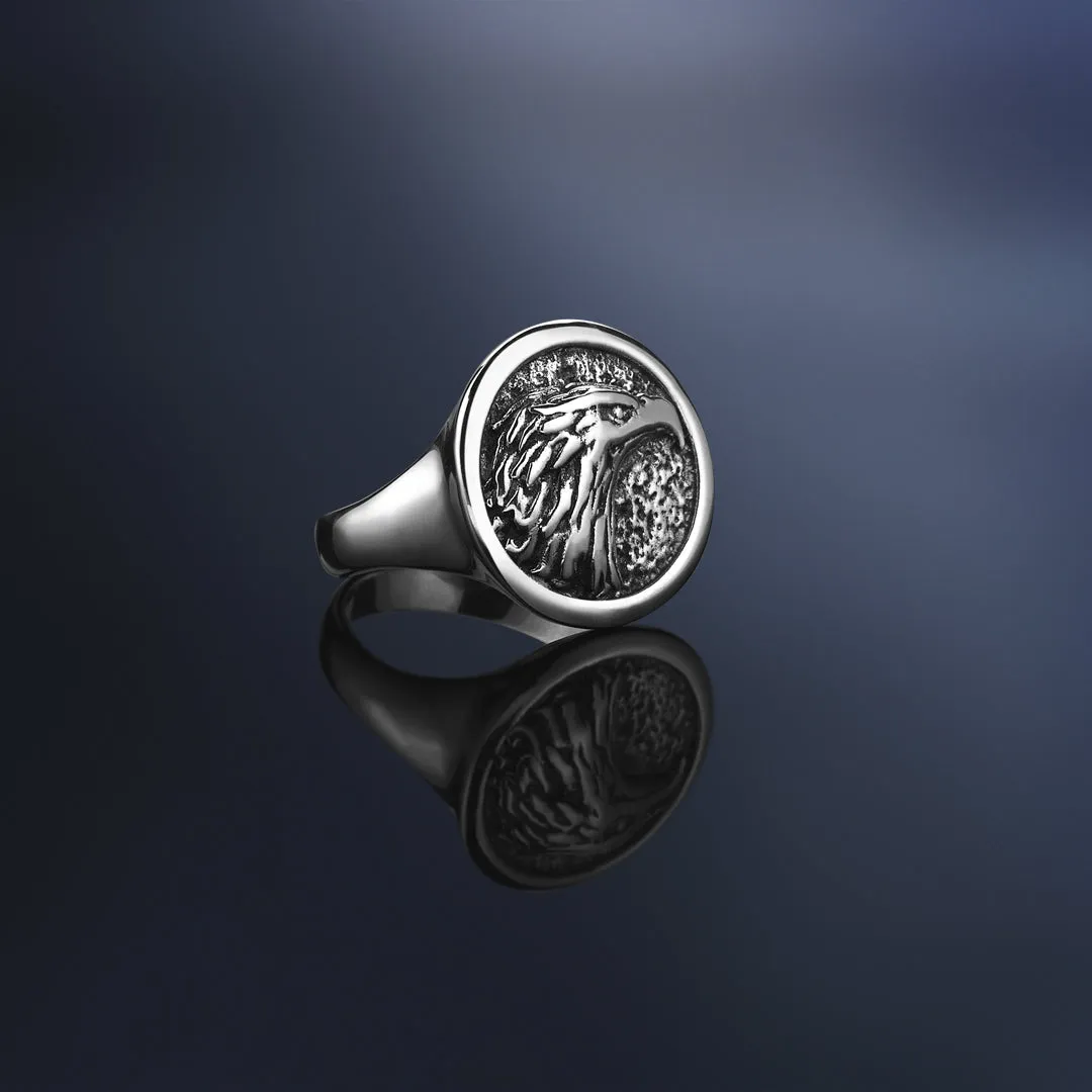 Eagle Ring - Solid Silver