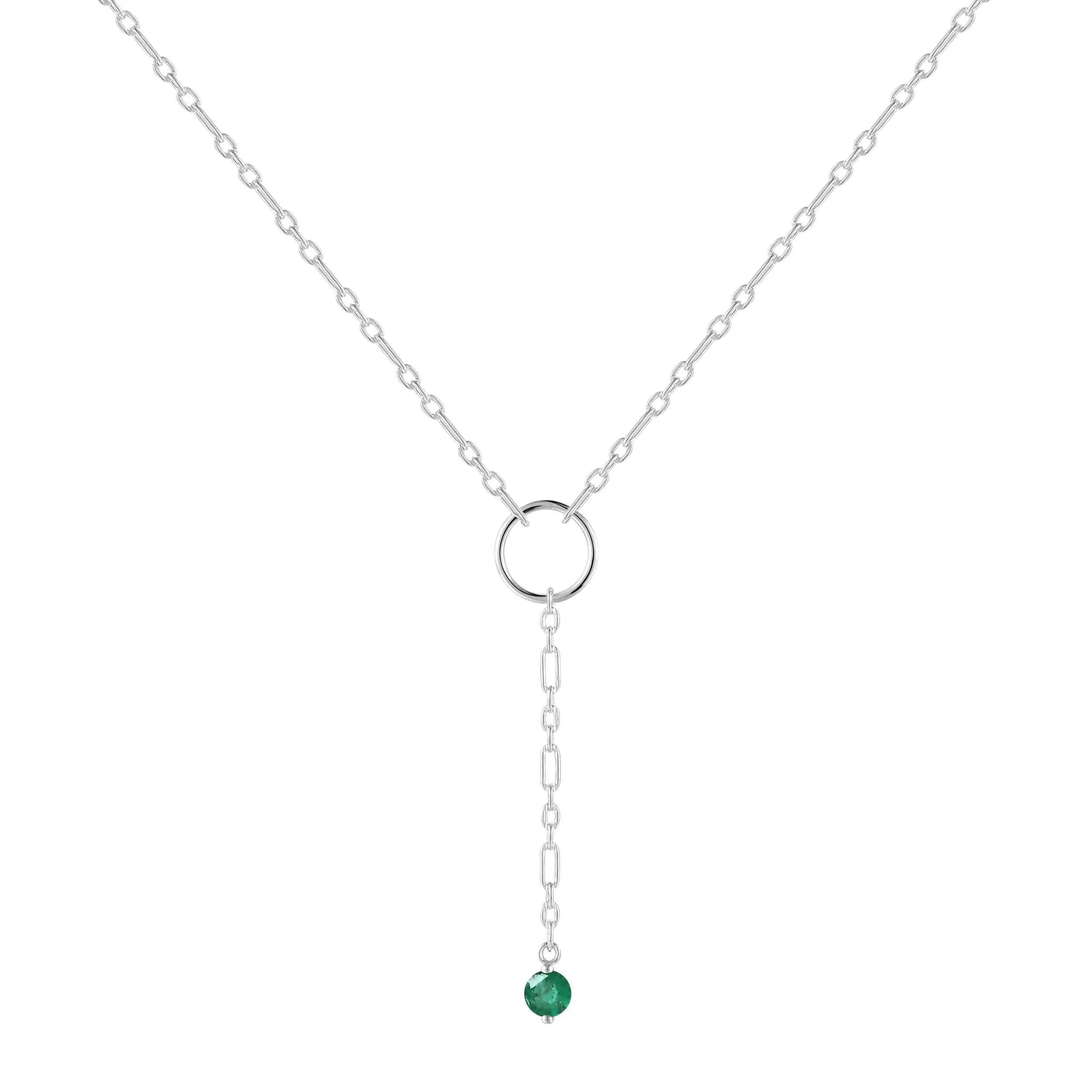 Emerald Drop Necklace