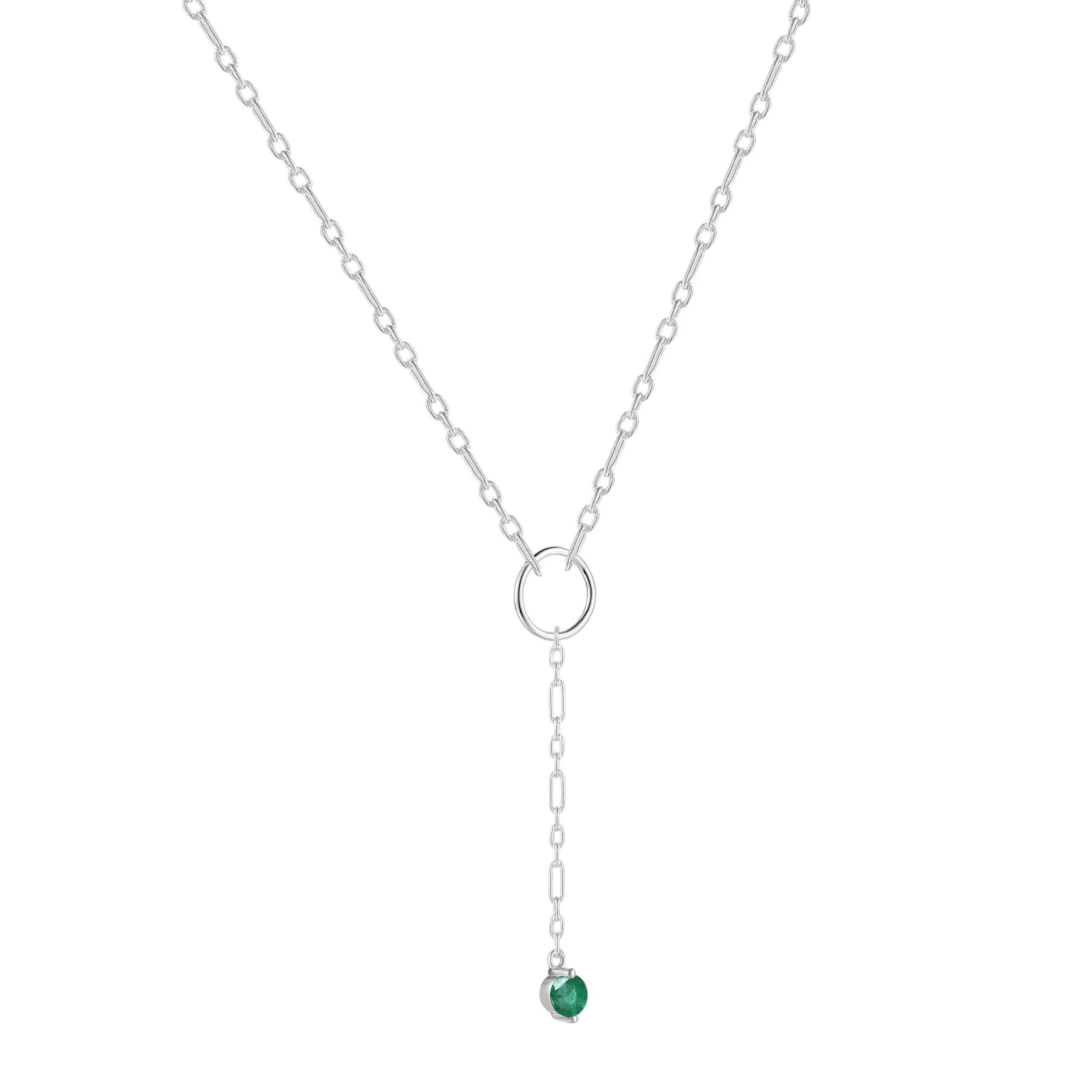 Emerald Drop Necklace