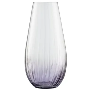 Galway Crystal Erne 12" Vase Amethyst