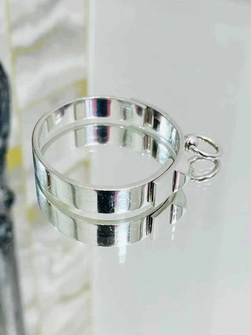 Hermes Collier De Chien Sterling Silver Bracelet/Bangle