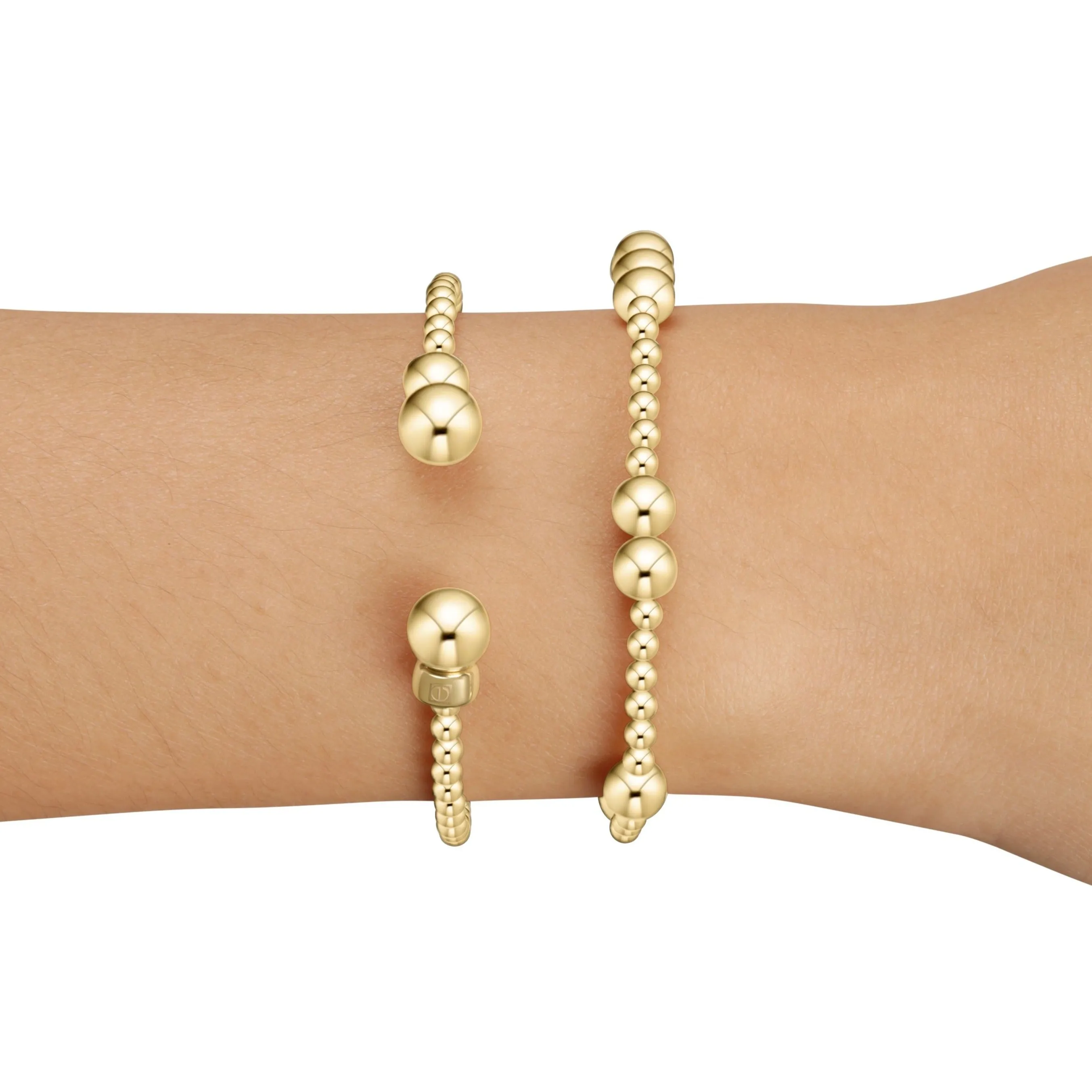 Hope Gold 3mm Cuff - Stack of 2