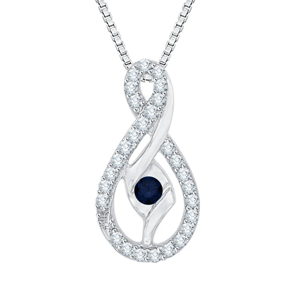 KATARINA Diamond Fashion Pendant Necklace (1/4 cttw JK, I1/I2)