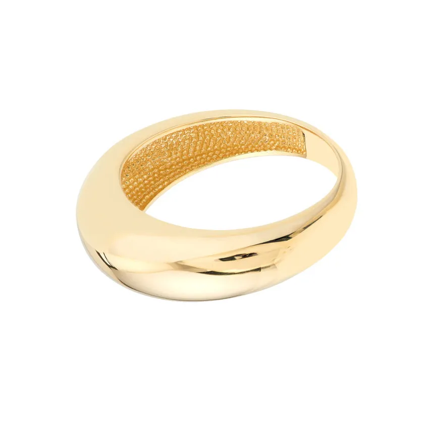 Large Gold Dome Ring