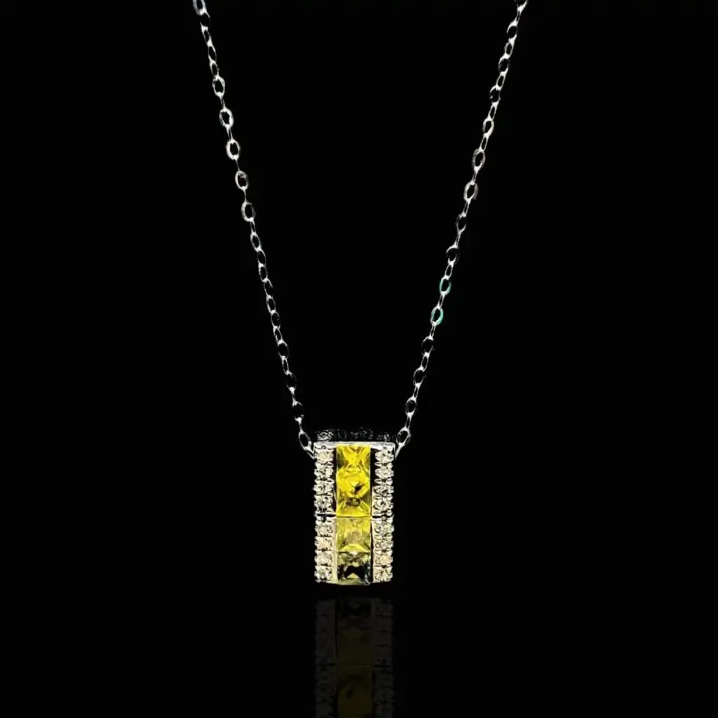 #LVNA2024 | Colored Sapphire Gemstones & Diamond Necklace 14kt