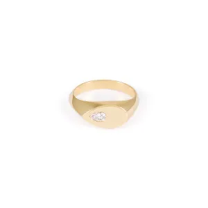 Marcia Diamond Ring - Yellow Gold