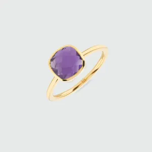 Mondello Amethyst Gold Vermeil Ring