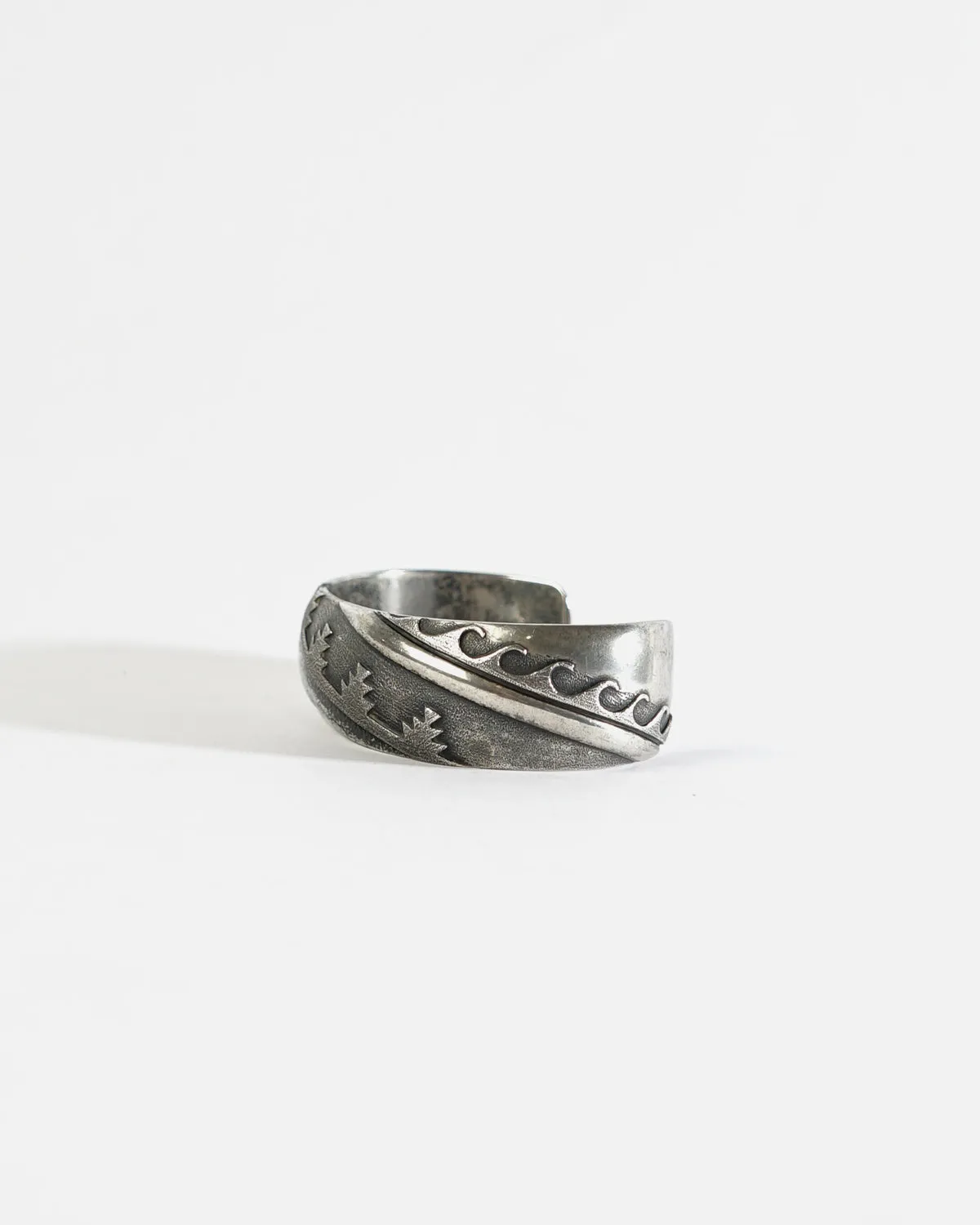 Navajo Silver Cuff Bracelet