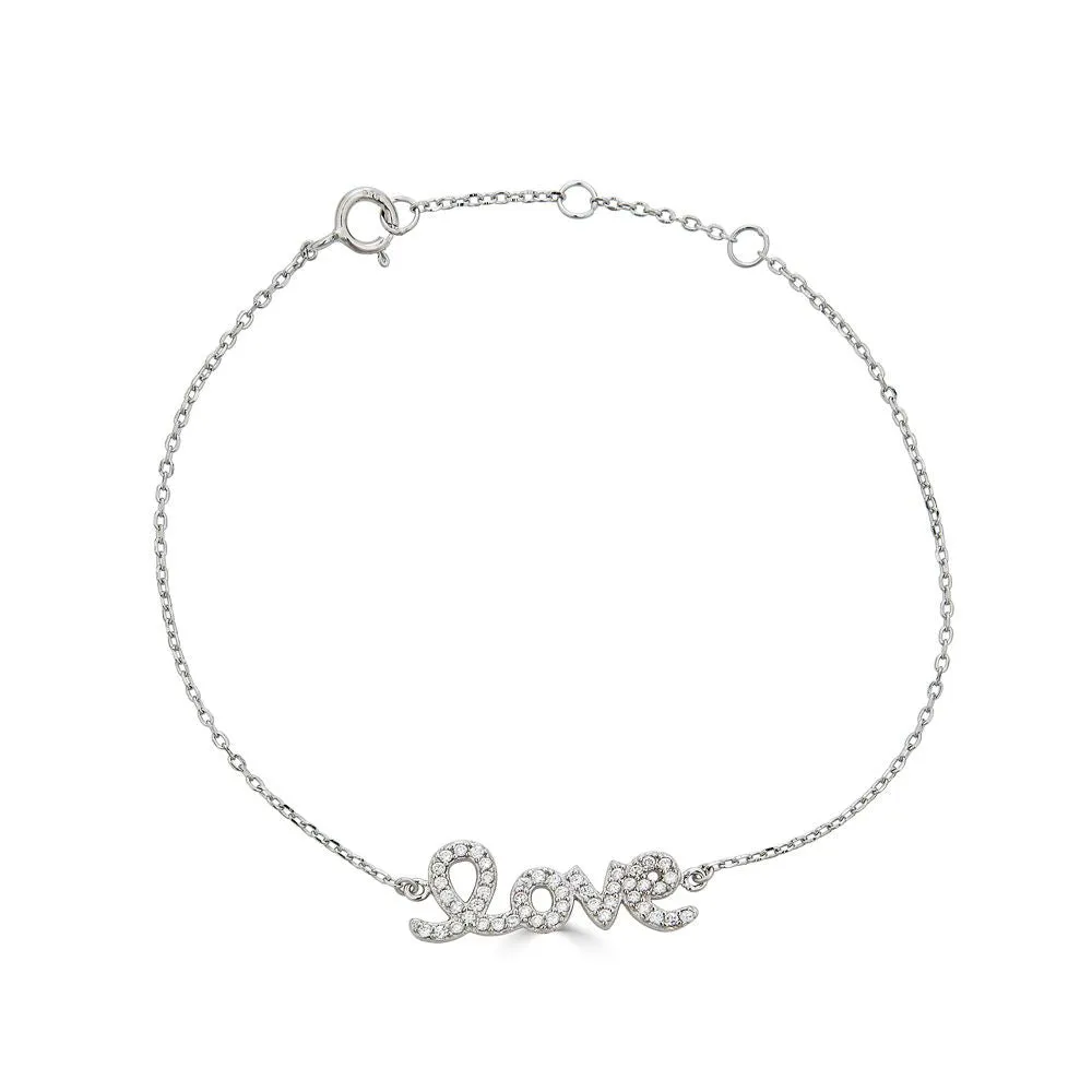 Pave LOVE Bracelet