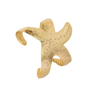 Pre Order:  Exaggerated Wide Starfish Cuff Bracelet