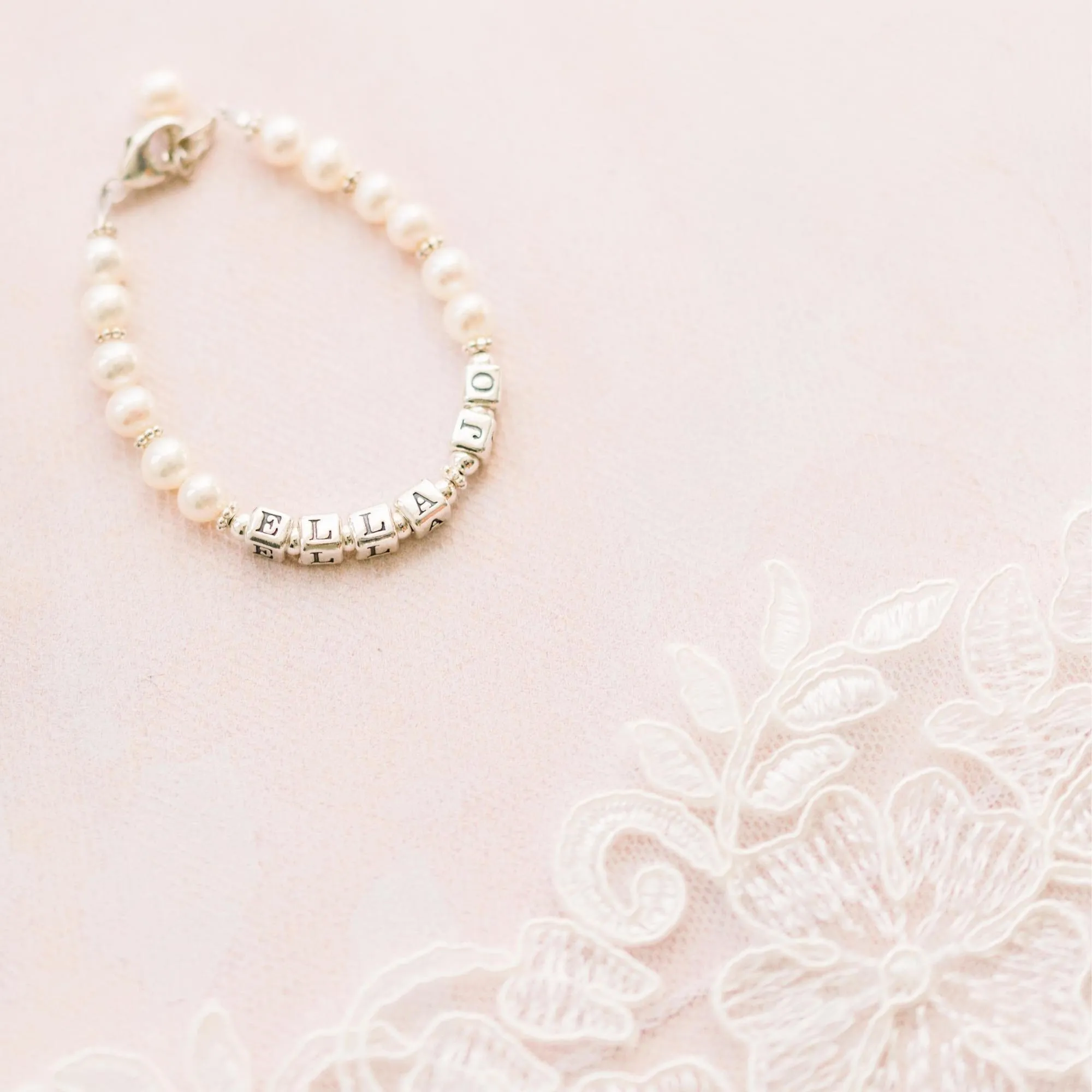 Precious Pearls Name Bracelet