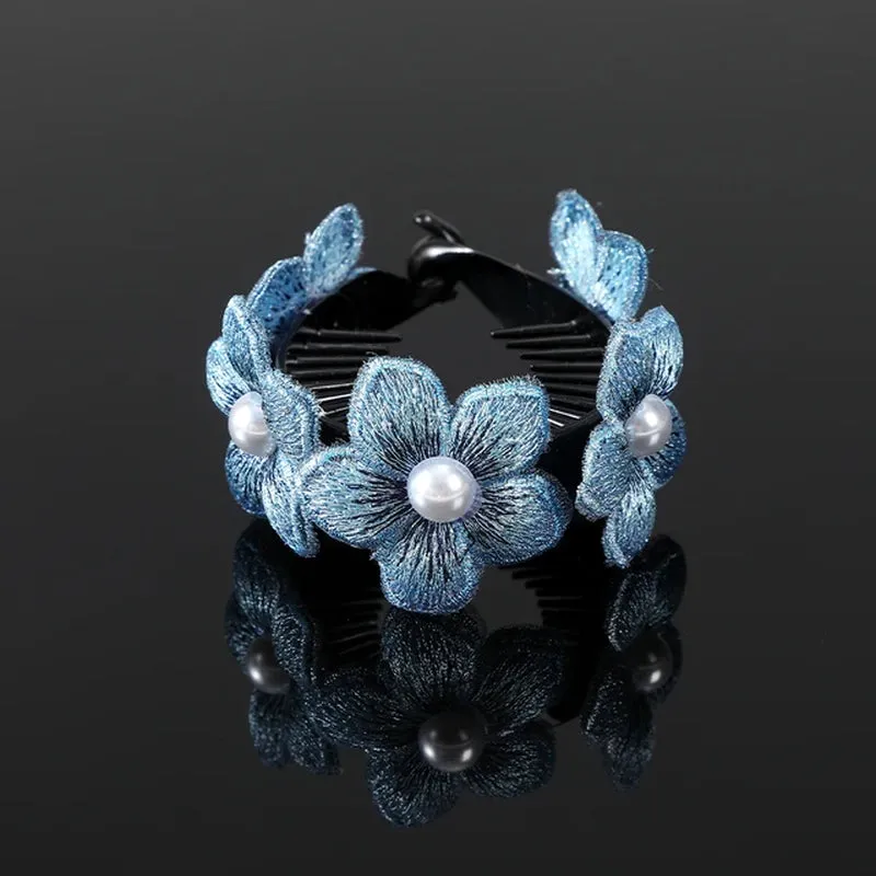 "Stylish Rhinestone Hair Clip: Add Glamour with Crystal Bird Nest Twist and Bun Holder - Perfect Hair Accessory for Women"