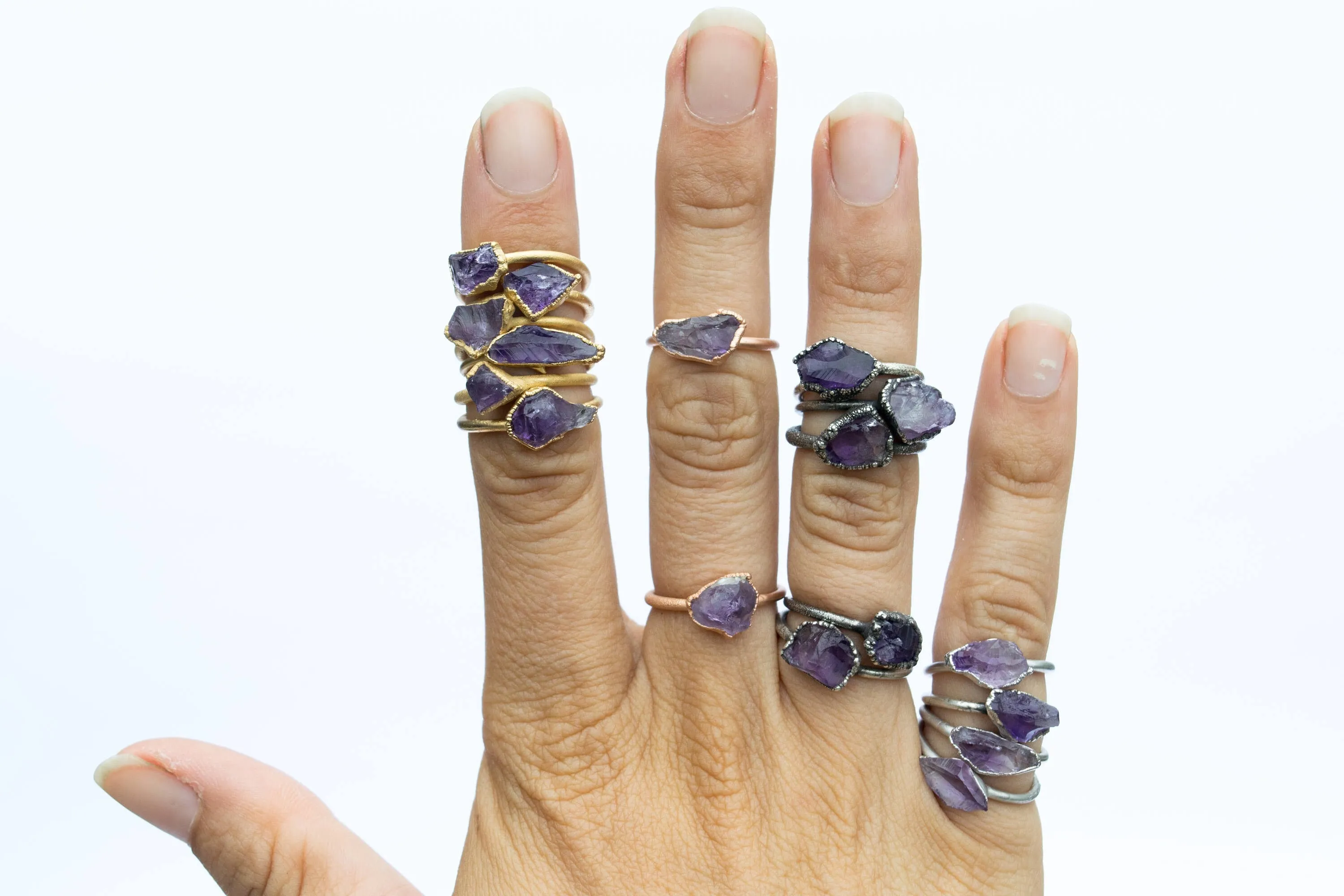 SALE Amethyst ring | Amethyst birthstone