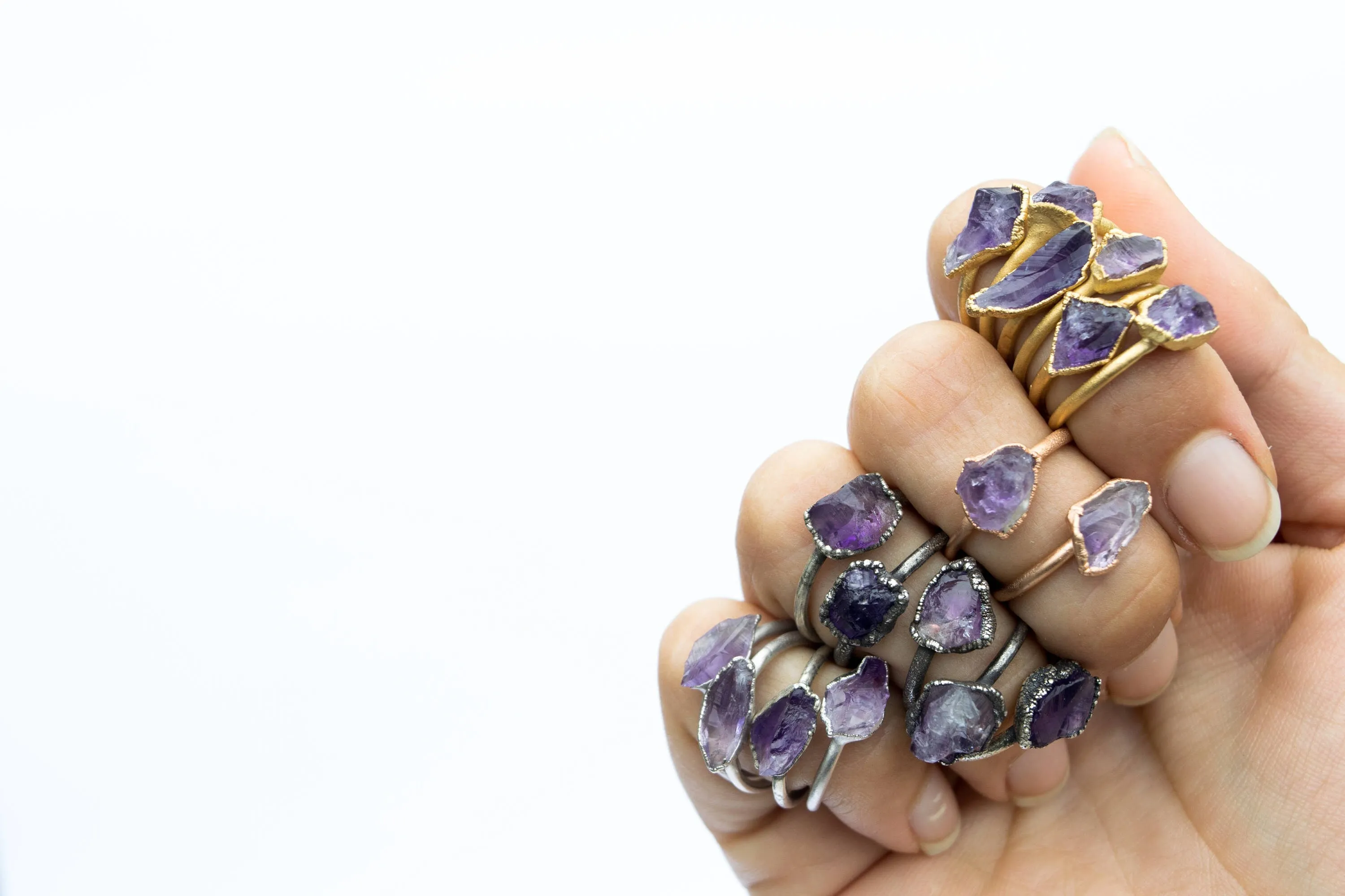 SALE Amethyst ring | Amethyst birthstone