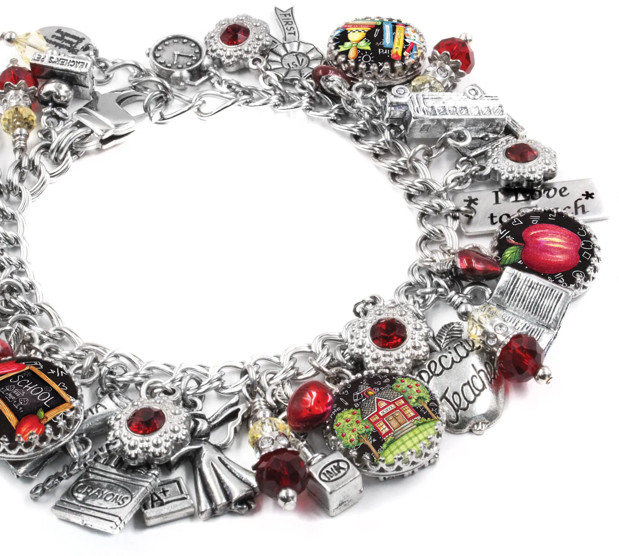 School Teacher Charm Bracelet