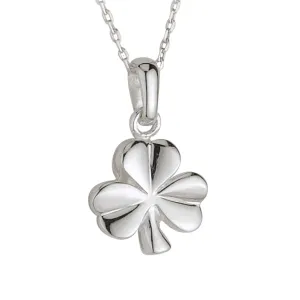 Silver Shamrock Necklace