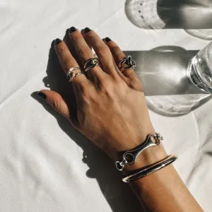 Triple Linked Double Beam Cuff