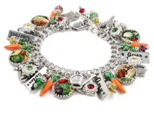 Vegetable Garden Charm Bracelet