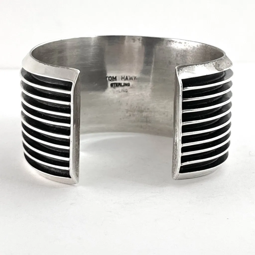 Wide Sterling Cuff<br>By Tom Hawk